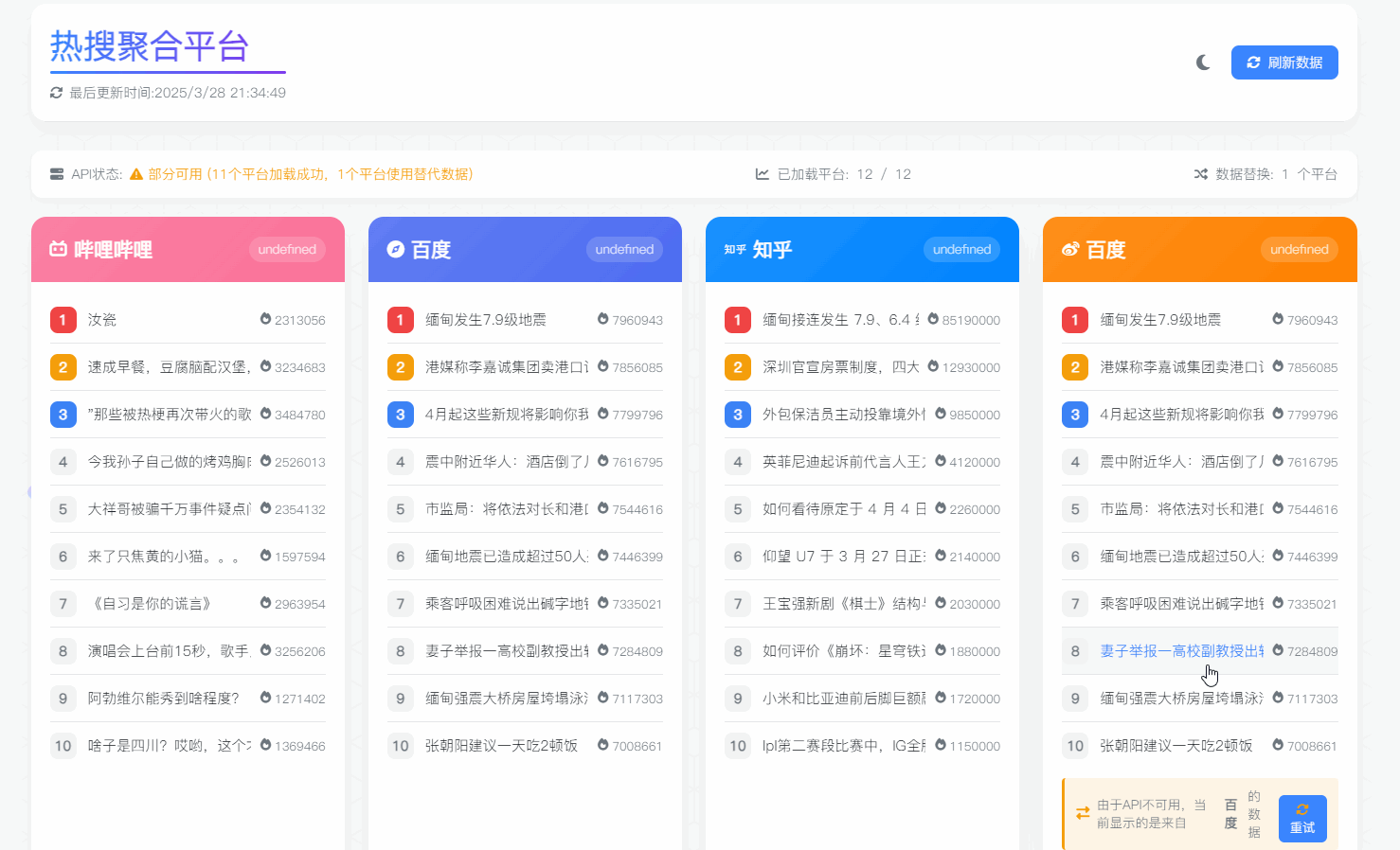 图片[2]-zibll 子比主题美化教程：添加每日热搜聚合功能（SEO 增强版）-云潮源码库